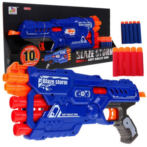 niebieski PISTOLET miękkie strzałki Blaze Storm