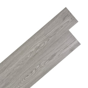 SAMOPRZYLEPNE PANELE PODŁOGOWE WINYLOWE, PVC, 5,21 m², 2 mm, ciemnoszare