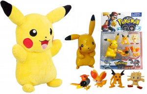 Zestaw Pokemon Miś Pluszak Karty Box 41szt Figurki Prezent Dla Fana