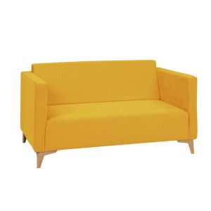 Sofa do salonu kolor żółty szer. 136 cm GOLD