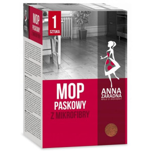 Anna Zaradna Mop paskowy z mikrofibry końcówka wkład