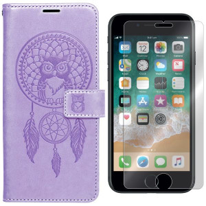 Etui Do Iphone 7 / 8 Pokrowiec Mezzo Fancy + Szkło