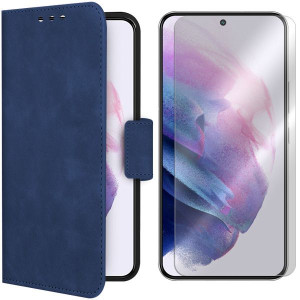 Etui Do Samsung Galaxy S22 Fancy Velvet + Szkło 9h