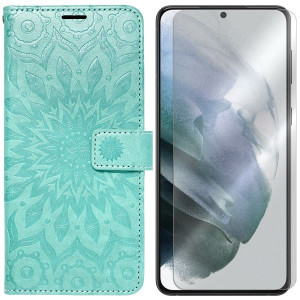 Etui Do Samsung Galaxy S21 Mezzo Fancy + Szkło 9h
