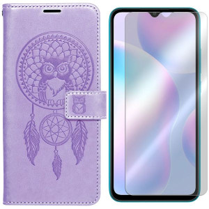 Etui Do Xiaomi Redmi 9a Kabura Mezzo Fancy + Szkło
