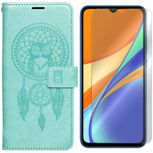 Etui Do Xiaomi Redmi 9c Kabura Mezzo Fancy + Szkło