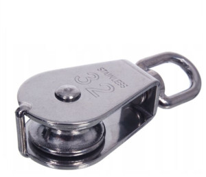 Bloczek Do Lin Nierdzewny 32mm Lina 8mm Aisi 304