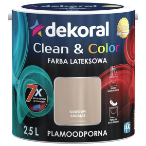 Farba Clean&Color Kawowy Aromat 2,5L Dekoral