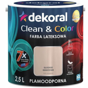 Farba Clean&Color Słodkie Marzenie 2,5L Dekoral