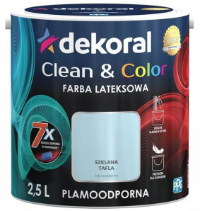 Farba Clean&Color Szklana Tafla 2,5L Dekoral