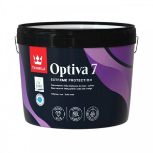 Farba Lateksowa Optiva 7 Satin Matt 9L Baza-A Tikkurila