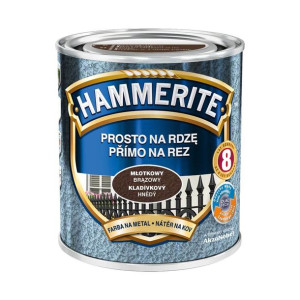 Farba Prosto Na Rdzę Młotkowy Brązowy 0.7L Hammerite