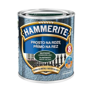 Farba Prosto Na Rdzę Młotkowy Ciemno-Zielony 0.7L Hammerite