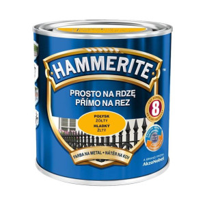 Farba Prosto Na Rdzę Połysk Żółty 0.7L Hammerite