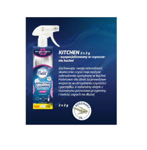 Brait Tabletki do Czyszczenia KITCHEN 2x2g + Butelka Spray