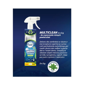Brait Tabletki do Czyszczenia MULTICLEAN 2x2g + Butelka Spray