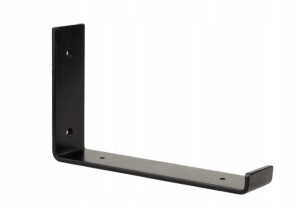 Wspornik Uchwyt do Półki 25cm Metal Czarny Loft