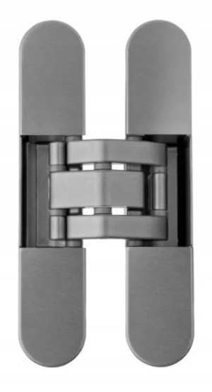 Zawias INVISACTA 230 3D z nakładkami F2/nikiel mat