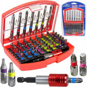 Zestaw Bitów Bity Końcówki Imbus Hex Torx Ph Pz 56