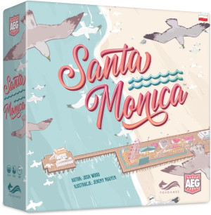 SANTA MONICA KALIFORNIA Monika gra planszowa DUŻA