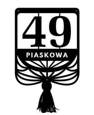 TABLICZKA ADRESOWA NUMER NA DOM nazwa ulicy loft31