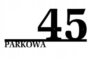 TABLICZKA ADRESOWA NUMER NA DOM Nazwa ulicy loft19