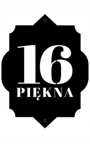 Tabliczka adresowa numer na dom nazwa ulicy loft7