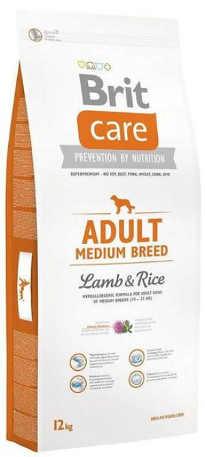 Brit Care Adult Medium Breed Lamb & Rice 12kg