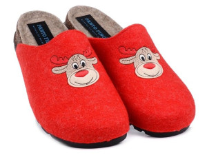Kapcie damskie świąteczne Panto Fino KK267056