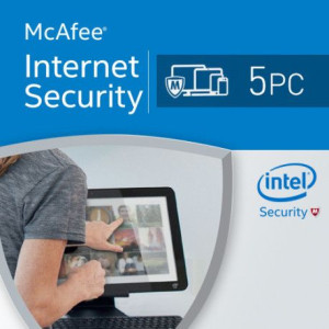 McAfee Internet Security 5 PC / 1 rok