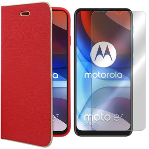 Etui Do Motorola Moto E7 Power Kabura Posh + Szkło