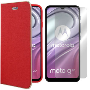 Etui Do Motorola Moto G20 Kabura Case Posh +szkło