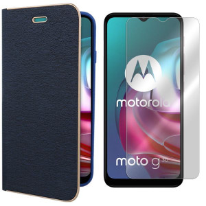 Etui Do Motorola Moto G30 Pokrowiec Posh + Szkło