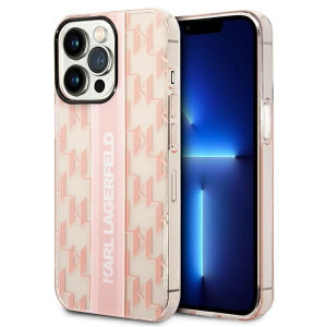 Etui Karl Lagerfeld KLHCP14LHKLSPCP Apple iPhone 14 Pro hardcase różowy/pin