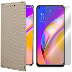 Etui Do Oppo F19 Pro Pokrowiec Case Magnet + Szkło