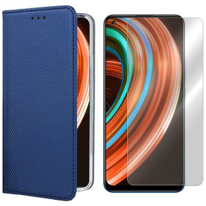 Etui Do Realme 9 5g Pokrowiec Magnet + Szkło 9h