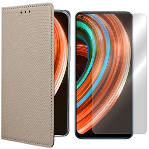 Etui Do Realme 9 5g Pokrowiec Magnet + Szkło 9h