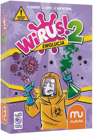 WIRUS EWOLUCJA gra karciana DODATEK 2 ROZSZERZENIE