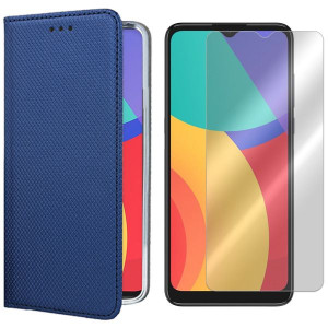 Etui Do Alcatel 1s 2021 Pokrowiec Magnet + Szkło