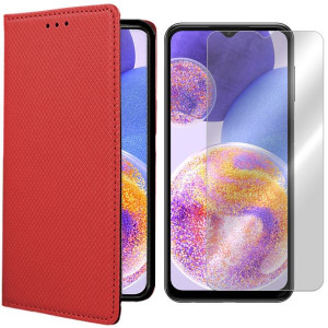 Etui Do Samsung Galaxy A23 5g Case Magnet + Szkło