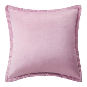Pudrowa Poszewka Z Falbanką Velvet 40x40 Soft