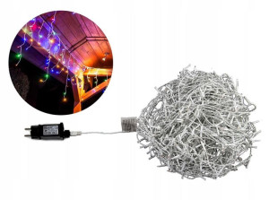 Lampki Sople Zewnętrzne 150LED 5M Multikolor CH36