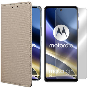 Etui Do Motorola Moto G51 5g Magnet + Szkło 9h