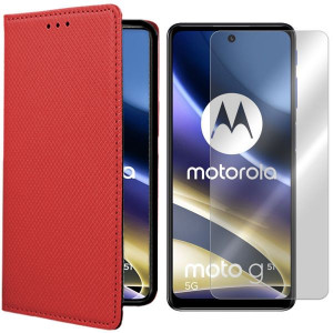 Etui Do Motorola Moto G51 5g Magnet + Szkło 9h