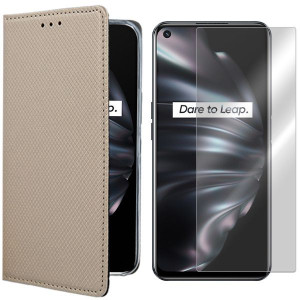 Etui Do Realme 9i Pokrowiec Futerał Magnet + Szkło