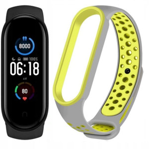 Xiaomi Mi Band 5 Opaska + Kolorowy Pasek + Folia