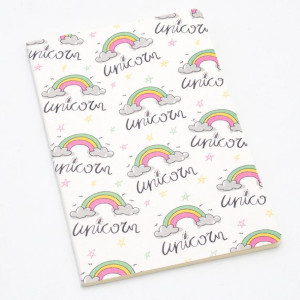 Zeszyt A5 w szeroką linię 32 kartkowy unicorn
