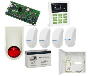 Zestaw Satel Ca-5 Led 4 X Czujki Aku, Syg, Kpl