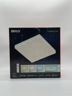 Plafon BRILO odcienie szarości i srebra