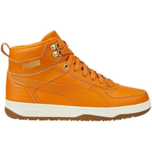 Buty męskie puma rebound rugged pomarańczowe 387592 02